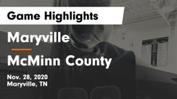 Maryville  vs McMinn County  Game Highlights - Nov. 28, 2020