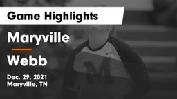 Maryville  vs Webb  Game Highlights - Dec. 29, 2021