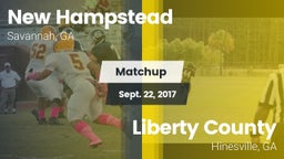 Matchup: New Hampstead High vs. Liberty County  2017