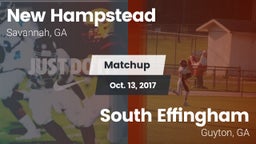 Matchup: New Hampstead High vs. South Effingham  2017