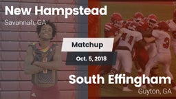 Matchup: New Hampstead High vs. South Effingham  2018