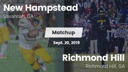 Matchup: New Hampstead High vs. Richmond Hill  2019