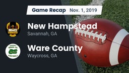 Recap: New Hampstead  vs. Ware County  2019