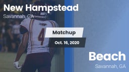 Matchup: New Hampstead High vs. Beach  2020