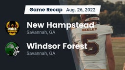 Recap: New Hampstead  vs. Windsor Forest  2022