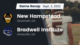 Recap: New Hampstead  vs. Bradwell Institute 2022