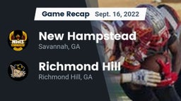 Recap: New Hampstead  vs. Richmond Hill  2022