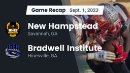 Recap: New Hampstead  vs. Bradwell Institute 2023