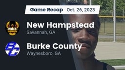 Recap: New Hampstead  vs. Burke County  2023
