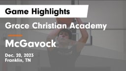 Grace Christian Academy vs McGavock Game Highlights - Dec. 20, 2023