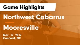 Northwest Cabarrus  vs Mooresville  Game Highlights - Nov. 17, 2017