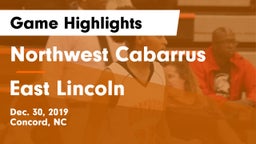Northwest Cabarrus  vs East Lincoln  Game Highlights - Dec. 30, 2019