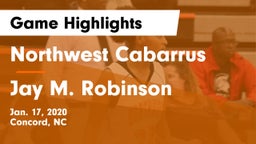 Northwest Cabarrus  vs Jay M. Robinson Game Highlights - Jan. 17, 2020