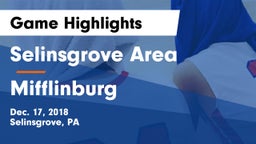Selinsgrove Area  vs Mifflinburg  Game Highlights - Dec. 17, 2018