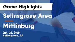 Selinsgrove Area  vs Mifflinburg  Game Highlights - Jan. 23, 2019