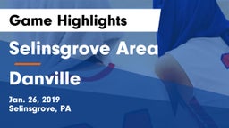 Selinsgrove Area  vs Danville  Game Highlights - Jan. 26, 2019