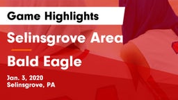 Selinsgrove Area  vs Bald Eagle Game Highlights - Jan. 3, 2020