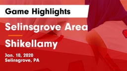 Selinsgrove Area  vs Shikellamy  Game Highlights - Jan. 10, 2020