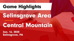 Selinsgrove Area  vs Central Mountain Game Highlights - Jan. 16, 2020