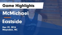 McMichael  vs Eastside  Game Highlights - Dec 29, 2016