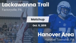 Matchup: Lackawanna Trail vs. Hanover Area  2019