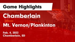 Chamberlain  vs Mt. Vernon/Plankinton  Game Highlights - Feb. 4, 2022