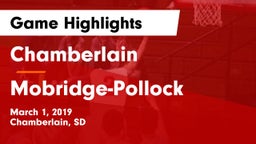 Chamberlain  vs Mobridge-Pollock  Game Highlights - March 1, 2019