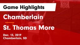 Chamberlain  vs St. Thomas More  Game Highlights - Dec. 13, 2019