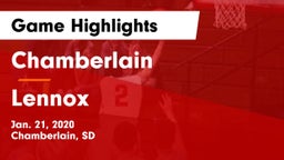 Chamberlain  vs Lennox  Game Highlights - Jan. 21, 2020