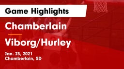 Chamberlain  vs Viborg/Hurley  Game Highlights - Jan. 23, 2021