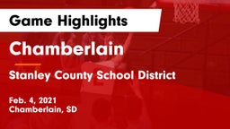 Chamberlain  vs Stanley County School District Game Highlights - Feb. 4, 2021