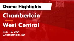 Chamberlain  vs West Central  Game Highlights - Feb. 19, 2021