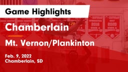 Chamberlain  vs Mt. Vernon/Plankinton  Game Highlights - Feb. 9, 2022