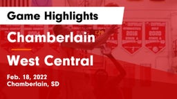 Chamberlain  vs West Central  Game Highlights - Feb. 18, 2022