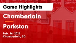 Chamberlain  vs Parkston  Game Highlights - Feb. 16, 2023