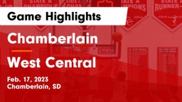 Chamberlain  vs West Central  Game Highlights - Feb. 17, 2023