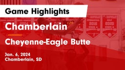 Chamberlain  vs Cheyenne-Eagle Butte  Game Highlights - Jan. 6, 2024