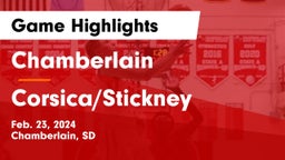 Chamberlain  vs Corsica/Stickney  Game Highlights - Feb. 23, 2024