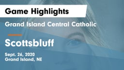 Grand Island Central Catholic vs Scottsbluff  Game Highlights - Sept. 26, 2020
