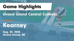 Grand Island Central Catholic vs Kearney  Game Highlights - Aug. 20, 2020
