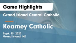 Grand Island Central Catholic vs Kearney Catholic  Game Highlights - Sept. 29, 2020
