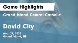 Grand Island Central Catholic vs David City  Game Highlights - Aug. 29, 2020