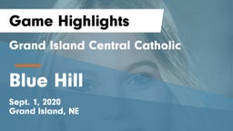 Grand Island Central Catholic vs Blue Hill  Game Highlights - Sept. 1, 2020