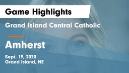 Grand Island Central Catholic vs Amherst  Game Highlights - Sept. 19, 2020