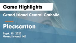 Grand Island Central Catholic vs Pleasanton  Game Highlights - Sept. 19, 2020