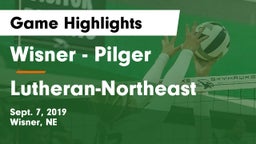 Wisner - Pilger  vs Lutheran-Northeast  Game Highlights - Sept. 7, 2019