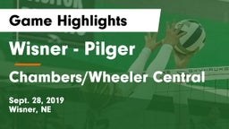 Wisner - Pilger  vs Chambers/Wheeler Central  Game Highlights - Sept. 28, 2019