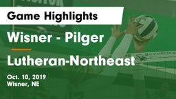 Wisner - Pilger  vs Lutheran-Northeast  Game Highlights - Oct. 10, 2019