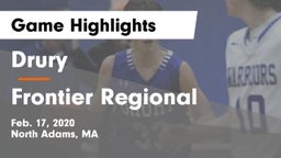 Drury  vs Frontier Regional  Game Highlights - Feb. 17, 2020