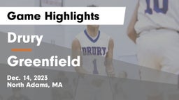 Drury  vs Greenfield Game Highlights - Dec. 14, 2023